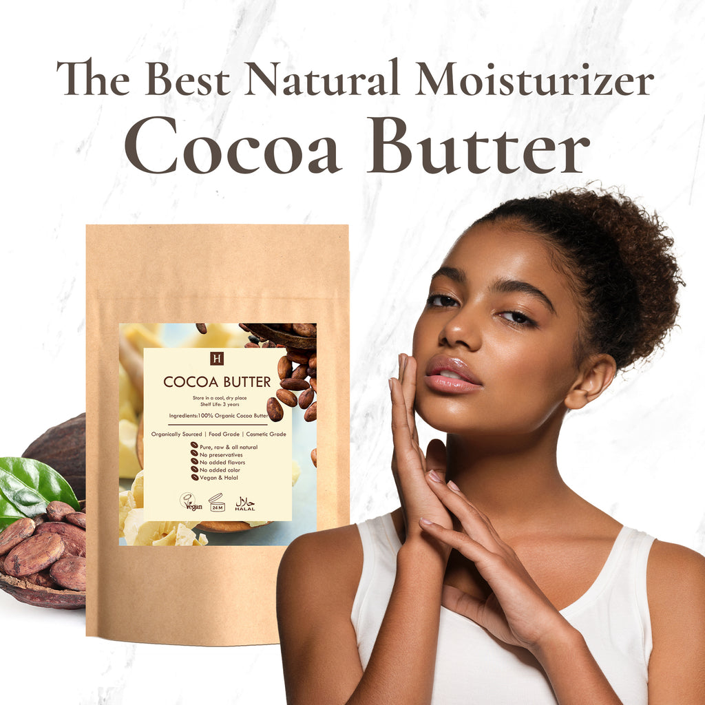 Cocoa Butter Refined with Sweet Aroma – Great for Baking, Cooking, and Skincare Blends