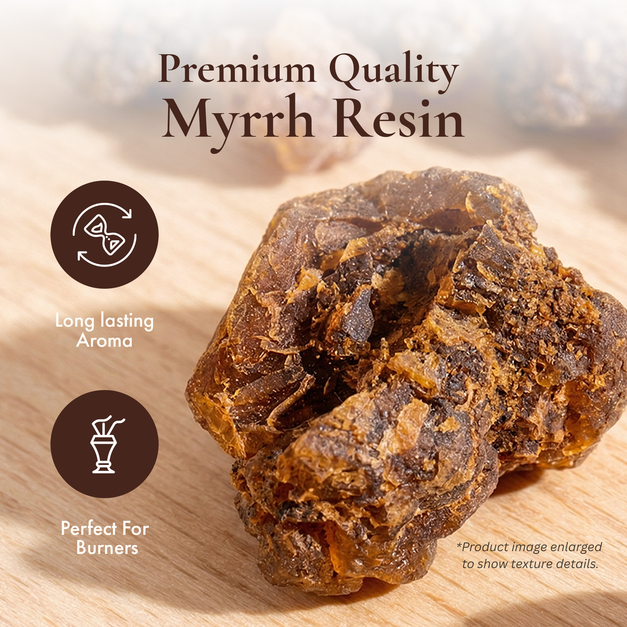 Myrrh Resin Tears Tree Sap Resin for Home Fragrance, Bakhoor and Incense Use