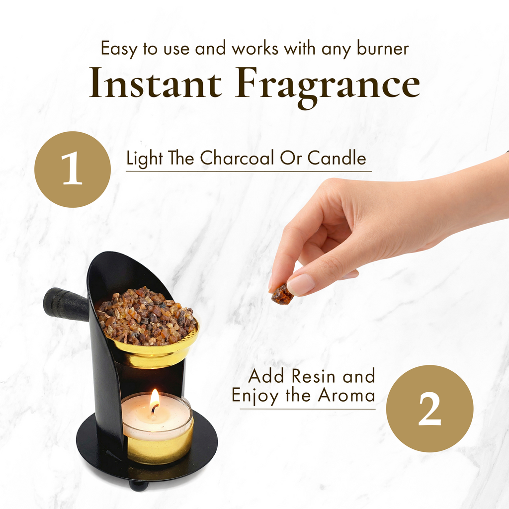 Frankincense & Myrrh Resin Tears, Tree Sap Resin for Home Fragrance, Bakhoor and Incense Use