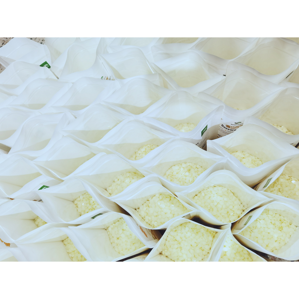 White Beeswax Pellets 38 lb. Case (Wholesale)