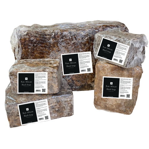 Raw African Black Soap