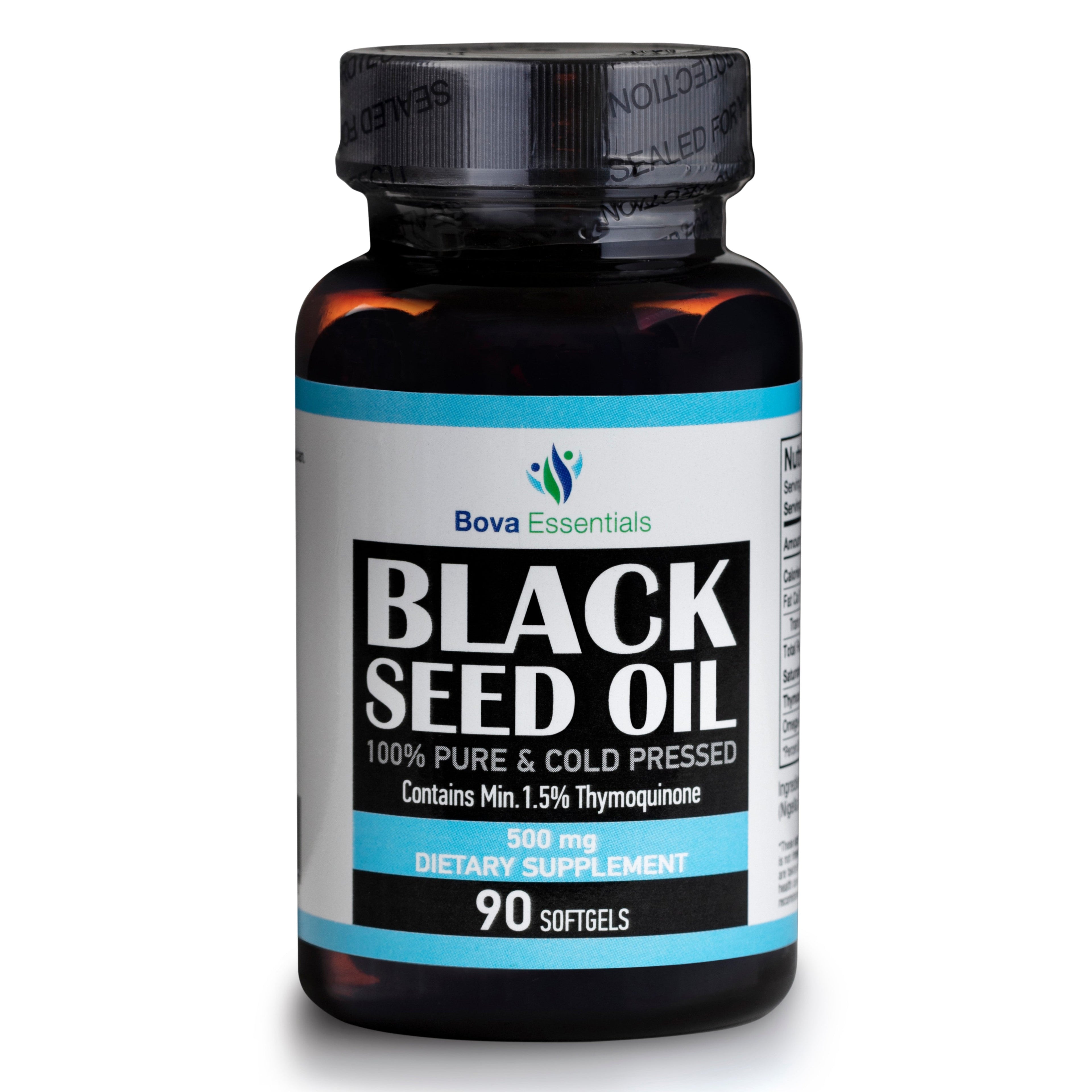 Black Seed Oil SoftGel Capsules 500mg - 90 Count
