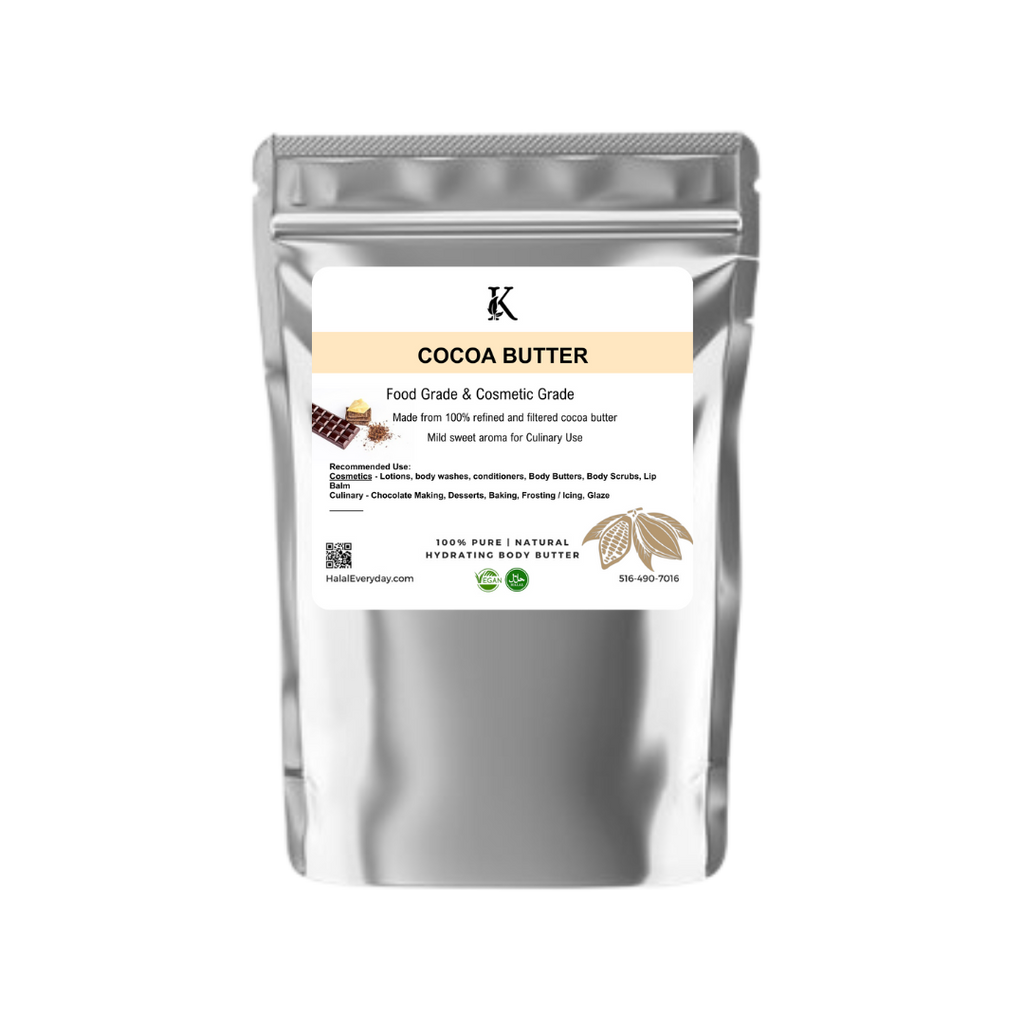 Cocoa Butter Refined with Sweet Aroma – Great for Baking, Cooking, and Skincare Blends